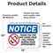 Signmission No Cell Phone During Your Appointment, 14 in W x Rectangle, Vinyl Decal OS-2PACK-NS-D-1014-L-16024 - alternate 2